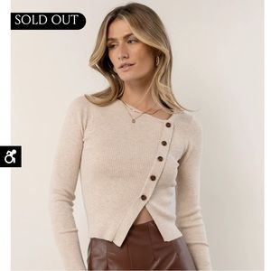 Bohme Button Top in Oatmeal